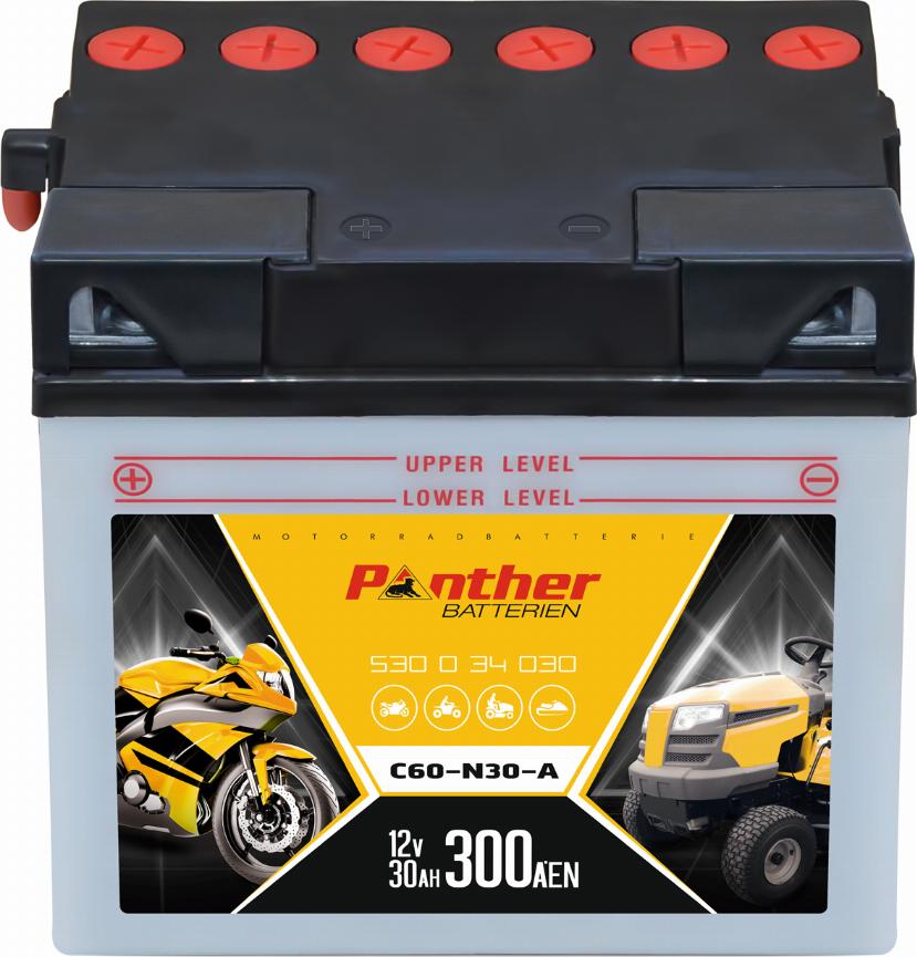 PANTHER MB.5303411 - Стартерная аккумуляторная батарея, АКБ autospares.lv