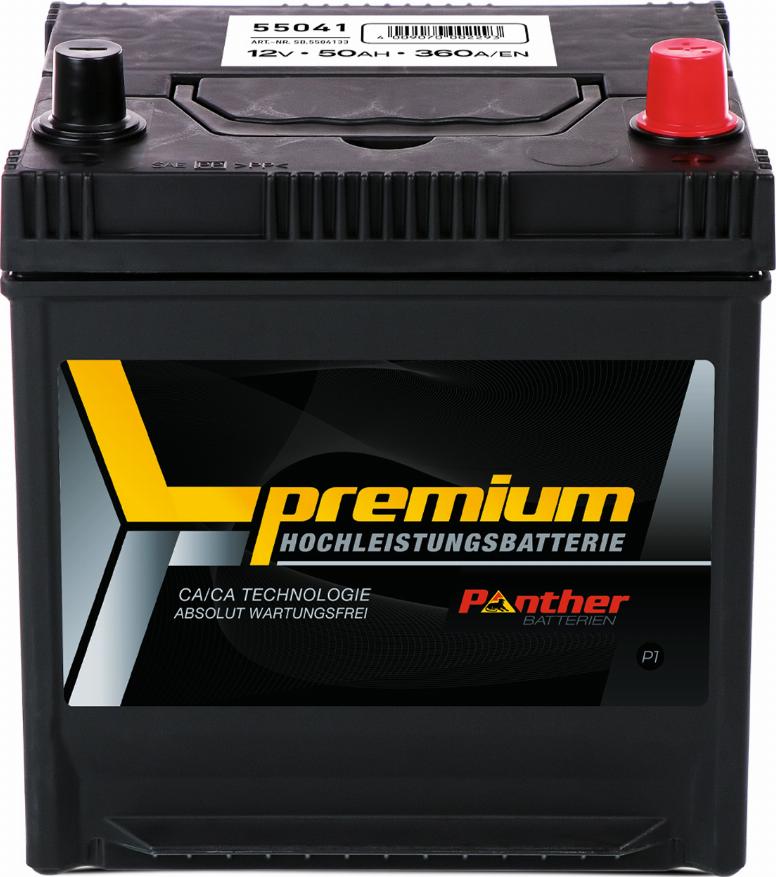 PANTHER SB.5504133n - Стартерная аккумуляторная батарея, АКБ autospares.lv