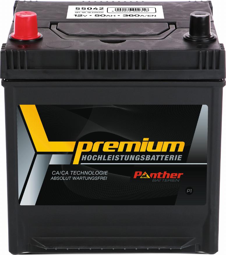 PANTHER SB.5504233 - Стартерная аккумуляторная батарея, АКБ autospares.lv