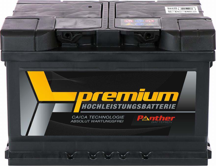 PANTHER SB.5642033n - Стартерная аккумуляторная батарея, АКБ autospares.lv