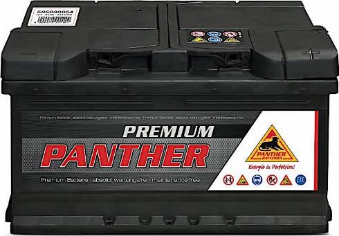 PANTHER SB.5653033 - Стартерная аккумуляторная батарея, АКБ autospares.lv