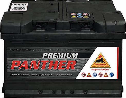 PANTHER SB.5723033 - Стартерная аккумуляторная батарея, АКБ autospares.lv
