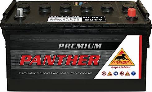 PANTHER SB.6052533 - Стартерная аккумуляторная батарея, АКБ autospares.lv