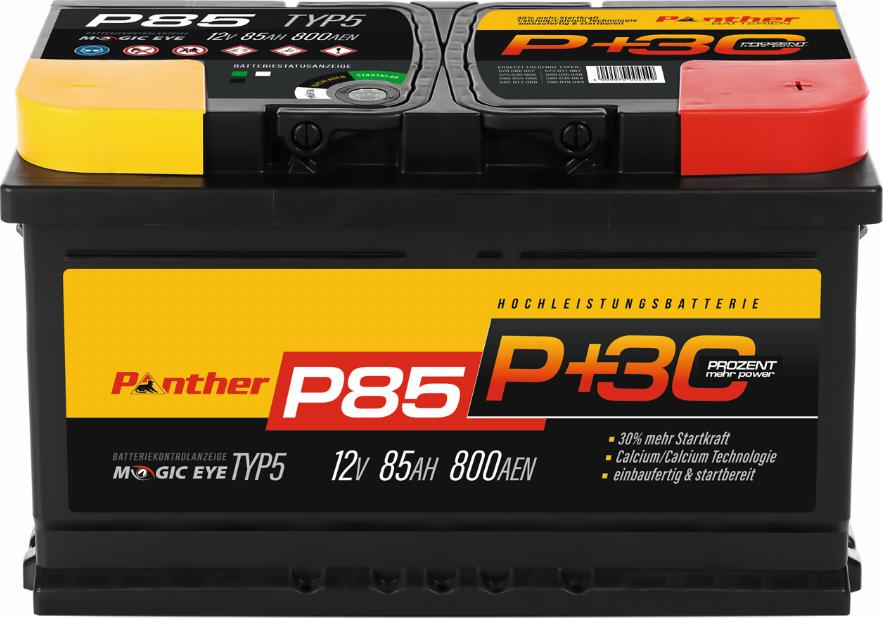 PANTHER SB.P85 - Стартерная аккумуляторная батарея, АКБ autospares.lv