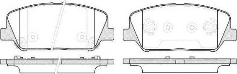 Parts-Mall PKA-055 - Тормозные колодки, дисковые, комплект autospares.lv