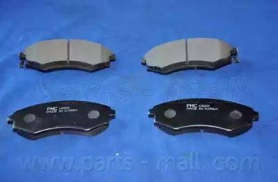 Parts-Mall PKA-002 - Тормозные колодки, дисковые, комплект autospares.lv