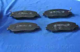 Parts-Mall PKA-035-S - Тормозные колодки, дисковые, комплект autospares.lv