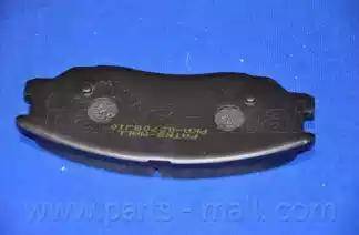 Parts-Mall PKA-031-S - Тормозные колодки, дисковые, комплект autospares.lv