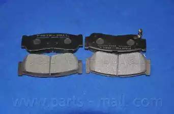 Parts-Mall PKA-032 - Тормозные колодки, дисковые, комплект autospares.lv