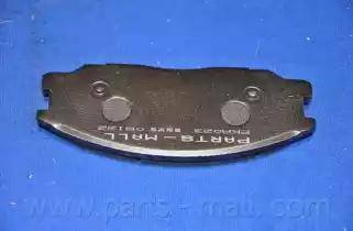 Parts-Mall PKA-023 - Тормозные колодки, дисковые, комплект autospares.lv