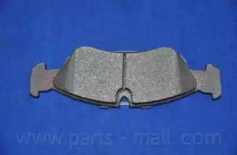 Parts-Mall PKC-005 - Тормозные колодки, дисковые, комплект autospares.lv