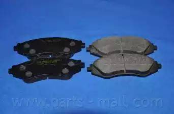 Parts-Mall PKC-003 - Тормозные колодки, дисковые, комплект autospares.lv