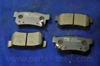 Parts-Mall PKD-004-S - Тормозные колодки, дисковые, комплект autospares.lv