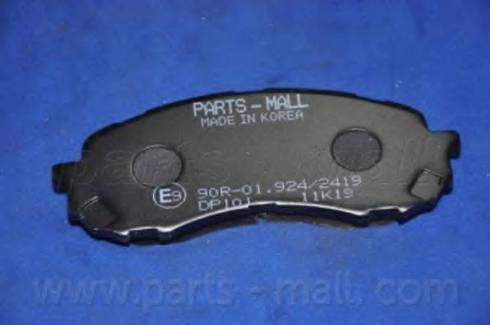 Parts-Mall PKN-E01 - Тормозные колодки, дисковые, комплект autospares.lv