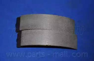 Parts-Mall PLA-006 - Комплект тормозных колодок, барабанные autospares.lv