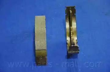 Parts-Mall PLA-028 - Комплект тормозных колодок, барабанные autospares.lv