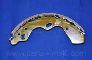 Parts-Mall PLB-011 - Комплект тормозных колодок, барабанные autospares.lv