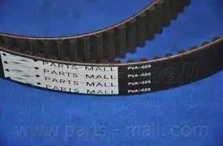 Parts-Mall PVA-025 - Зубчатый ремень ГРМ autospares.lv