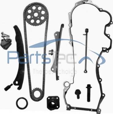 PartsTec PTA114-0004 - Комплект цепи привода распредвала autospares.lv