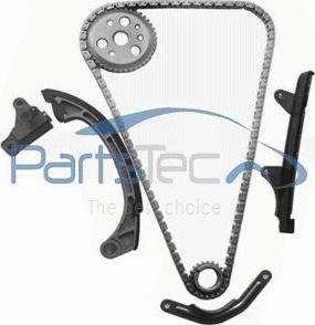 PartsTec PTA114-0015 - Комплект цепи привода распредвала autospares.lv