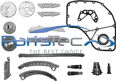 PartsTec PTA114-0157 - Комплект цепи привода распредвала autospares.lv