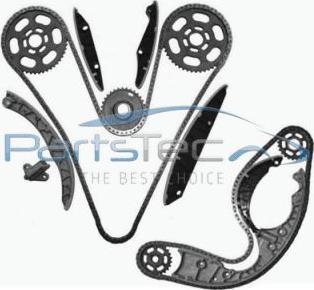 PartsTec PTA114-0296 - Комплект цепи привода распредвала autospares.lv