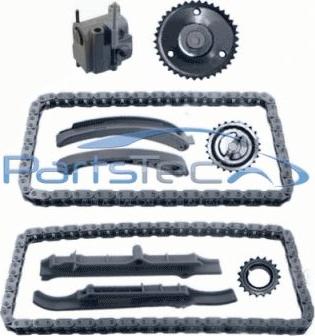 PartsTec PTA114-0221 - Комплект цепи привода распредвала autospares.lv