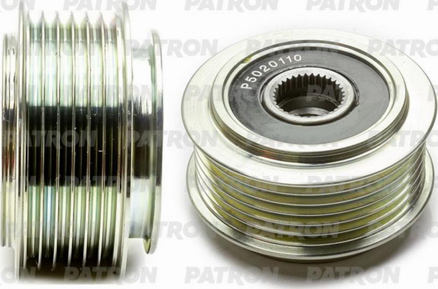 Patron P5020110 - Шкив генератора, муфта autospares.lv