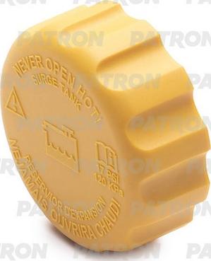 Patron P16-0025 - Крышка, резервуар охлаждающей жидкости autospares.lv