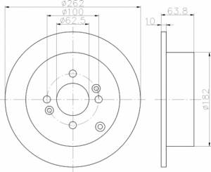 Patron PBD4803 - Тормозной диск autospares.lv