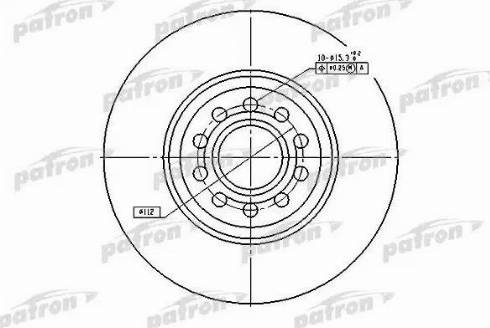 Patron PBD4262 - Тормозной диск autospares.lv