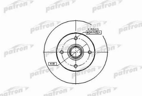 Patron PBD1529 - Тормозной диск autospares.lv