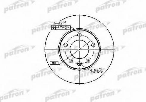 Patron PBD7027 - Тормозной диск autospares.lv