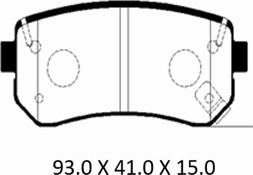 Patron PBP099KOR - Тормозные колодки, дисковые, комплект autospares.lv