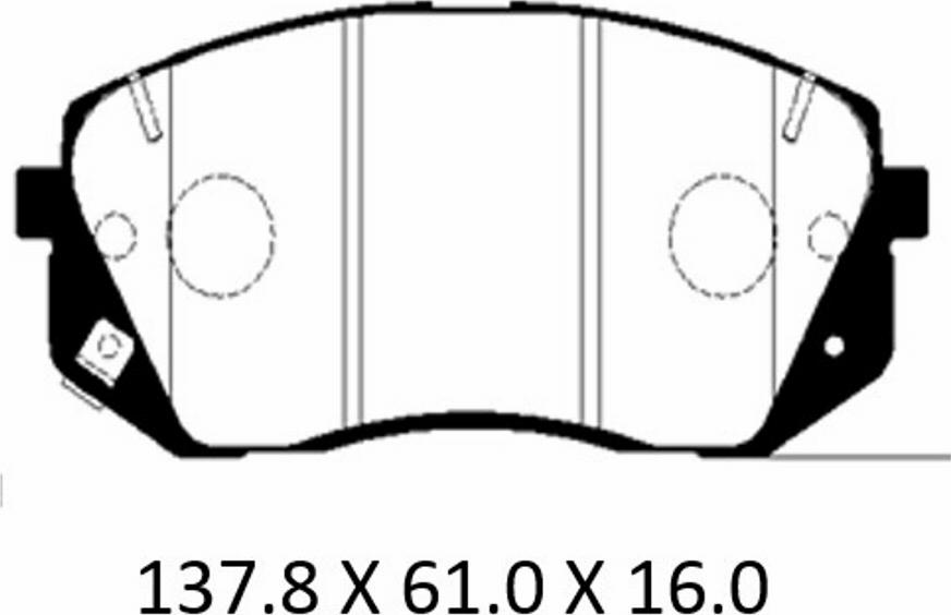 Patron PBP097KOR - Тормозные колодки, дисковые, комплект autospares.lv