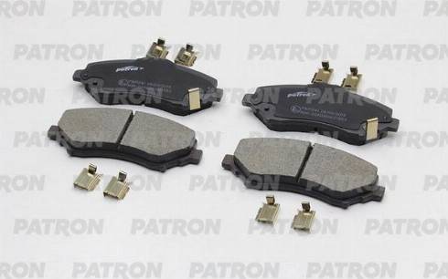 Patron PBP041 - Тормозные колодки, дисковые, комплект autospares.lv