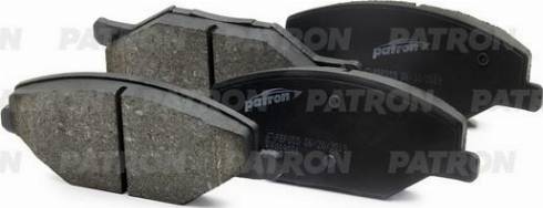 Patron PBP055 - Тормозные колодки, дисковые, комплект autospares.lv