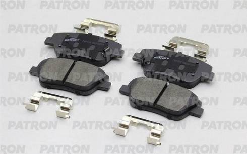 Patron PBP018 - Тормозные колодки, дисковые, комплект autospares.lv