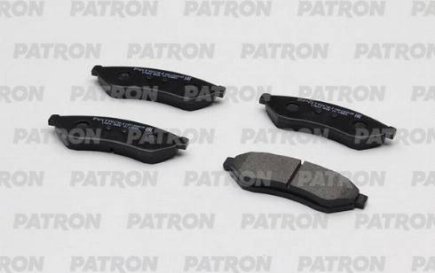 Patron PBP1986KOR - Тормозные колодки, дисковые, комплект autospares.lv