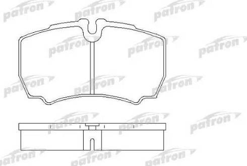 Patron PBP1405 - Тормозные колодки, дисковые, комплект autospares.lv