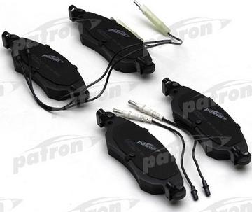 Patron PBP1410 - Тормозные колодки, дисковые, комплект autospares.lv