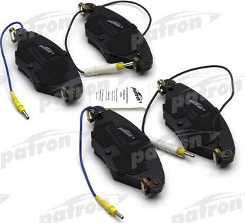 Patron PBP1411 - Тормозные колодки, дисковые, комплект autospares.lv