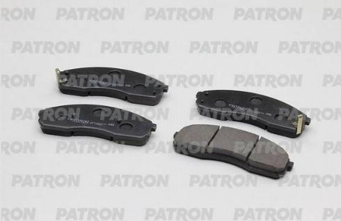 Patron PBP1595KOR - Тормозные колодки, дисковые, комплект autospares.lv