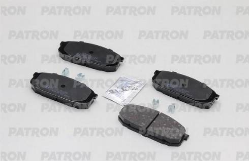 Patron PBP1503 - Тормозные колодки, дисковые, комплект autospares.lv