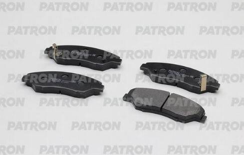 Patron PBP1536KOR - Тормозные колодки, дисковые, комплект autospares.lv