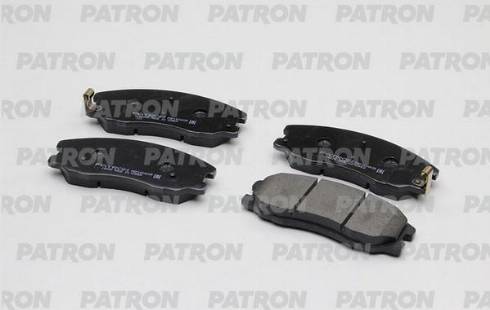 Patron PBP1524KOR - Тормозные колодки, дисковые, комплект autospares.lv