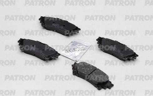 Patron PBP1660 - Тормозные колодки, дисковые, комплект autospares.lv