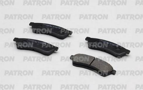 Patron PBP1688KOR - Тормозные колодки, дисковые, комплект autospares.lv