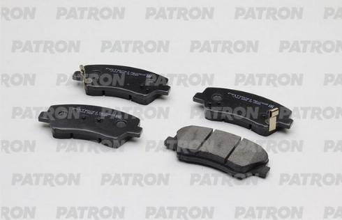 Patron PBP1675KOR - Тормозные колодки, дисковые, комплект autospares.lv