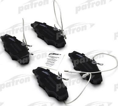 Patron PBP1062 - Тормозные колодки, дисковые, комплект autospares.lv